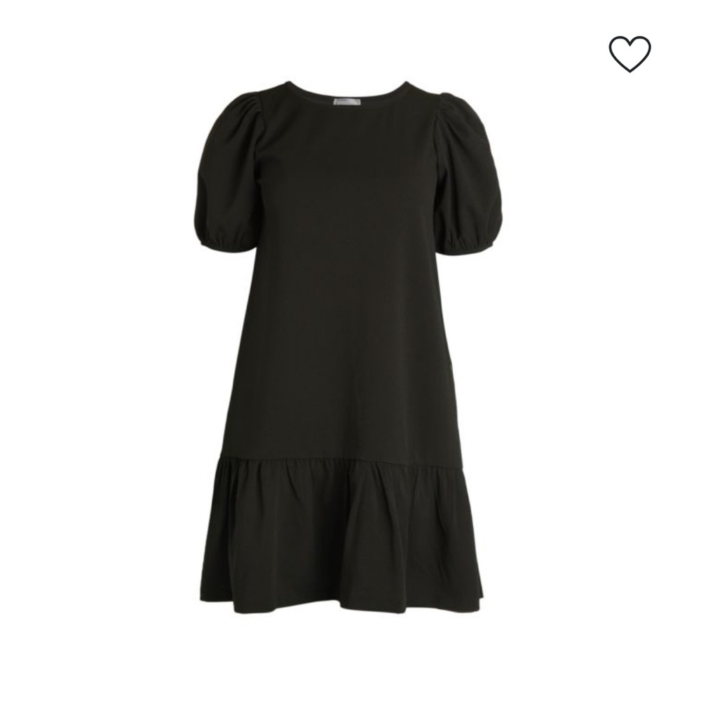 Love Ady- Scuba Crepe Flounce Dress- size M